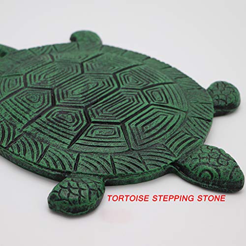 MDLUU Tortoise Stepping Stone, Cast Iron Flagstone, Decorative Turtle Stepping Stone for Lawn, Yard, Garden Walk Way, 13.3"×10.2" - size: Turtle(13.3" x 10.2")