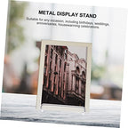Happyyami 2pcs Modern Display Stand for Photos Books and Decorations Sturdy Minimalist Showpiece Holder for Use for Events and Celebrations