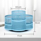 Topwey Pen Holder for Desk, Rotating Pencil Holder, Cup Holder for Desk Office, Pen Organizer (Sky Blue) - color: Sky Blue