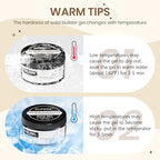 2PCS Clear 3D Sculpting Gel Non-Stick Hand Solid Builder 3D Nail Gel Art with Silicone Pen for 3D Modeling Nail Art Home Manicure DIY for Women - color: Clear&Clear