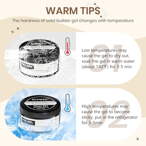 2PCS Clear 3D Sculpting Gel Non-Stick Hand Solid Builder 3D Nail Gel Art with Silicone Pen for 3D Modeling Nail Art Home Manicure DIY for Women - color: Clear&Clear