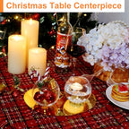 PINIWON Set of 12 Clear Glass Tealight Candle Holder, 3'' H x 3.9'' W, Small Bubble Vases, Round Bowl Votive Candle Holders Bulk for Wedding Table Centerpiece Home Decor - size: Large