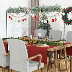 Over The Table Rod Stand with Clamps Adjustable 13''-42'' Tall 29"-98" Length Black Table Arch Hanging for Wedding Birthday Party Halloween Christmas - color: Black