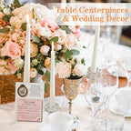 Glass Candle Holder Set of 6 Taper Candle Holders for Candlesticks Clear Crystal Candle Stick Candle Holders for Table Centerpiece Square Candlestick Holders for Wedding Easter Christmas Thanksgiving