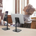Doboli Cell Phone Stand, Phone Stand for Desk, Phone Holder Stand Compatible with iPhone and All Mobile Phones Tablet, Gifts for Adults Women Men Mom Wife, Black - color: black