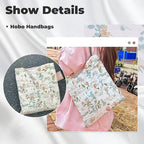DGAZ Designer Hobo Bags for Women, Luxury Tote Bag with Zipper, Large Shoulder Bags - color: Orchid Grass