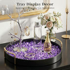 DomeStar 550PCS Purple Vase Fillers, Small Acrylic Fake Crushed Ice Rocks Purple Gems Crystals Diamonds for Table Centerpiece Lilac Lavender Theme Birthday Weeding Table Scatter (0.4 * 0.6) - color: Purple