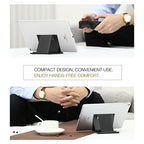MoKo Phone/Tablet Stand, Foldable Desktop Holder Fit with iPhone 11 Pro Max/11 Pro/11, iPhone Xs/Xs Max/Xr, iPhone SE, iPad Pro 11, 10.2 (8th Gen), Air 4 10.9, Air 3, Mini 5, Galaxy S20, Black (Large) - color: Black, size: Large Size