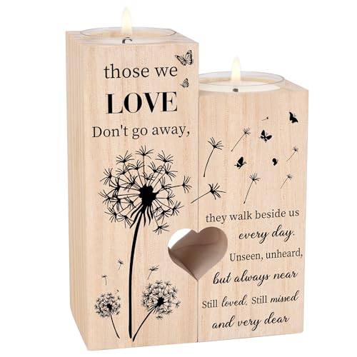 Sympathy Gifts for Loss of Loved One, Bereavement Candle Holders - Condolence Gift, Memorial Gifts for Mother Father Grandma