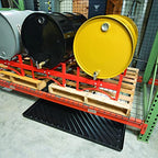 PIG Containment Tray - Rim to Rim Dimensions 49.25" L x 25.25" W x 2" H - Interior Bottom Dimensions 48" L x 24" W- 9 gal. Sump Capacity - PAK124-BK - size: 49.25" x 25.25" x 2"
