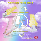 Sonix x Care Bears Character Phone Stand | Adjustable Cell Phone Holder, Desk Stand, Dock | Funshine Bear - color: Funshine Bear