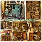 CCCDF Book Nook Kit, DIY Scene Miniature House Kit Tiny House Mini Booknook Craft Bookshelf Decor, 3D Puzzles for Adults, Gifts for Book Lovers (The Radium Lady) - style: The Radium Lady
