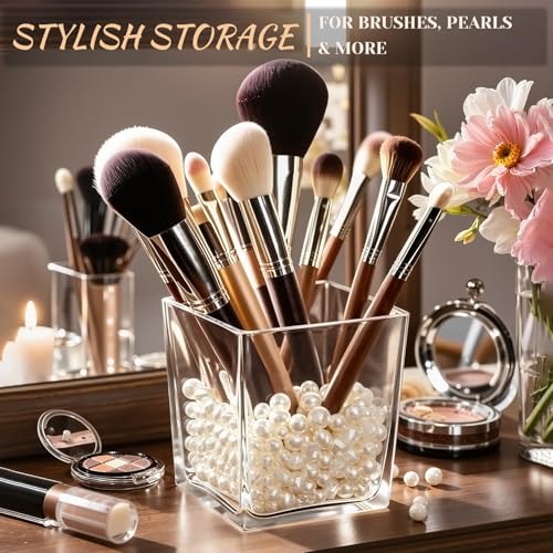 CONNOO 6 Pack Square Glass Vase 5" x 5" x 5", Clear Bulk Flower Vases for Centerpieces, Square Glass Cube Vase Floating Candle Holders for Wedding Party Home Decor - size: 6 Pack 5 Inch