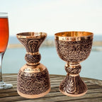 Vintage Chalice Medieval Goblet | 1x Solid Brass Red Wine Glass Cups of Royal King Arthur - Renaissance, Birthday Gifts Christmas Wedding Anniversary Novelty Ceremonial Drinkware (Duke Goblet) - style: Duke Goblet