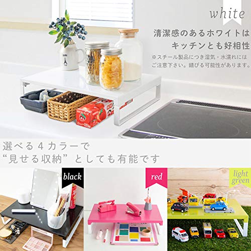LIHIT LAB Desktop Stand, 9.8 x 15.4 x 3.1 inches, White (A7330-0) - color: White, size: 9.8" x 15.4" x 3.1", style: Single