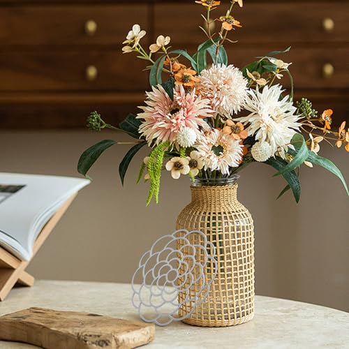 OYEFLY 6Pcs Flower Arrangement Holder,Metal Floral Grid Used for Vase Flower Arrangement Art (4in5in6in6) - color: 4in5in6in6