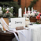 Rustic Real Wood Place Card Holders Table Numbers Holder Stand Memo Holder Card Photo Picture Note Clip Holders for Wedding Party Christmas Table Number Sign - size: 10pcs place card holders, style: 10 Pcs-02