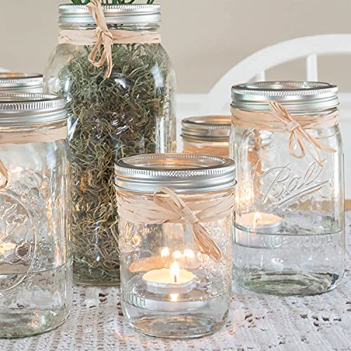Stonebriar Unscented Long Burning White Tealight Candles, Bulk Pack, 6-7 Hour Burn Time, Smokeless Tealights for Parties, Weddings, Home, 50 Count - size: 1 Pack 50