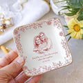 Customized Mother of the Groom Ceramic Ring Dish, Personalized Wedding Day Keepsake for Mom in Law, To My New Mother Photo Jewelry Tray, Engagement Party Present Trinket Bowl, Bridal Shower Honor - color: Design 05