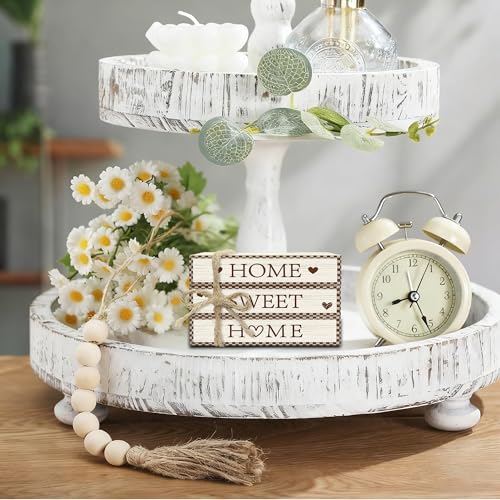Mini Decorative Books For Home Decor, Small Wood Book Stack For Table Decor, Home Sweet Home decoration Books For Living Room Bookshelf, Farmhouse Stacked Books decoration（L53) - color: home sweet home 8