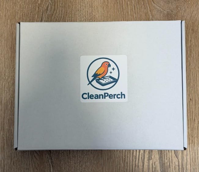 CleanPerch™ Bird Food Waste Catcher Tray with Suction Cups. Half Stadium Shape That attaches to Windows. Reduces Scatter, Easy-Clean, and Low-Profile (White, 9" x 11.5" x 3.7) - color: White, size: 9" x 11.5" x 3.7"