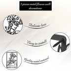 CHENGU 3 Pieces Metal Minimalist Abstract Woman Wall Art Line Drawing Wall Art Decor Single Line Female Home Hanging for Kitchen Bathroom Living Room - style: Modern