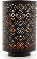 Hosley Diamond Cut Candle Holder 8 Inch Height Ideal Gift for Wedding Spa Lantern Reiki Decor LED Candles P9 - size: 8“ High x 1 count