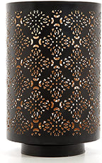 Hosley Diamond Cut Candle Holder 8 Inch Height Ideal Gift for Wedding Spa Lantern Reiki Decor LED Candles P9 - size: 8“ High x 1 count