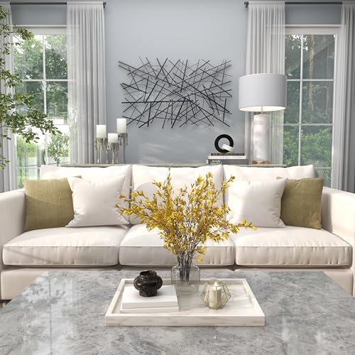 CosmoLiving by Cosmopolitan Aluminum Metal Abstract Decorative Candle Holder Melting Drip Candle Stand, Set of 3 Candlestick Holder 12", 10", 8"H, Silver - color: Silver