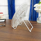 GIBSON HOLDERS 2A Adjustable White Wire Display Easel, 3.625" W x 4" D x 4.5" H, Pack of 3 - size: 3-Pack