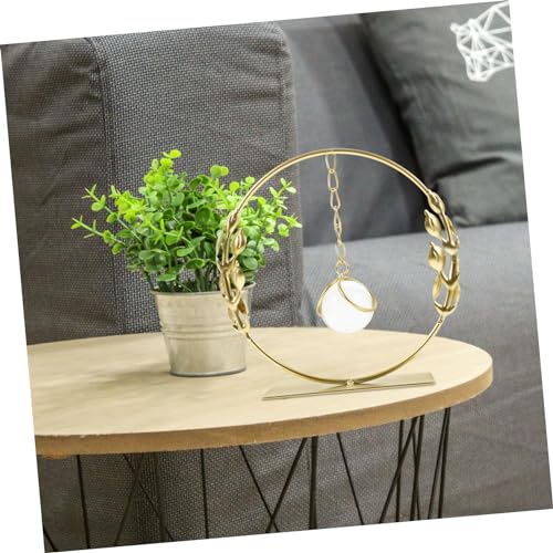 Unomor Crystal Decor for Living Room Home Decor Decorative Objects Grey Tabletop Ornament