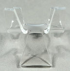 HQRP-Crystal 1 3/4" Acrylic Display Stand Pedestal for Crystal Heart / Slice / Slab and other Stones - size: 1 3/4"