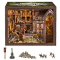 CCCDF Book Nook Kit - DIY Miniature Dollhouse Kit, Dollhouse Booknook Tiny House Bookshelf Decor 3D Wooden Puzzle, Gifts for Family, Friends (Robin Hood - The Castle's Escape) - style: Robin Hood - The Castle's Escape