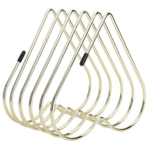 Desk Book Storage Rack Telescopic Files Stand Organizer Craft Supplies Decoration for Desktop Office Study Rooms (Gold) - color: Gold
