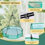 2Pcs Bird Seed Catcher for Outdoor Feeders, Bird Feeder Trays to Catch Seed, Upgraded Version Can Prevent Strong Winds. (20 inches) - style: 20 inches
