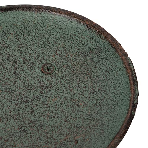 Creative Co-Op Cast Iron Bunny Rabbit Pillar Candle Holder (Holds 3 Inch Pillar Candle), Patina Finish - color: Patina