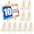 ESRICH 10pcs 17 Inch Tabletop Easels - Tripod & Desktop Easels for Kids & Adults - Canvas Painting - style: 10