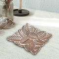 BBH Home's Handmade Bronze Novelty Shaped Aluminium Tray 6.88 x 6.88 x 0.78 AMBBVK043AB2020 - color: Bronze