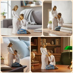 NAN ZAI NAN FANG Gift for Expecting Parents Mother to be Gifts Ideal Resin Sculpted Hand Painted Figurine Pregnant Wife from Husband Best Gifts for New Moms and Dads - style: Expectant Dad Mom