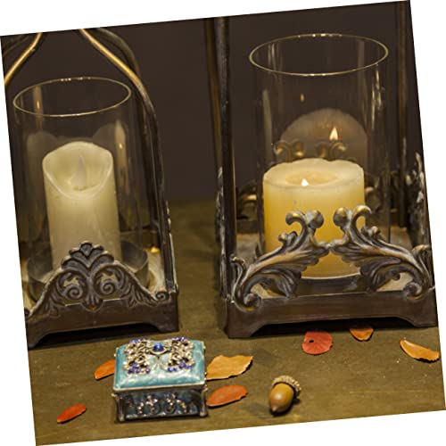 PRETYZOOM 1pc Hanging Iron Art Candle Holder Vintage Style Candlestick for Home Decor Restaurant Wedding for Enhancing Ambiance