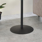 Drink Table,Small Pedestal Table, Marble Martini Tables, Side End Tables with Round Top,Wood Grain Texture,Increase Size and Weighted Base for Small Spaces Living Room,Bedroom - color: Marble-3#