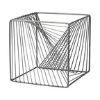 Mercana Furniture & Decor Modern Rochon by Mercana Decorative Objects, 8.0L x 8.0W x 8.0H, Gun Metal Grey