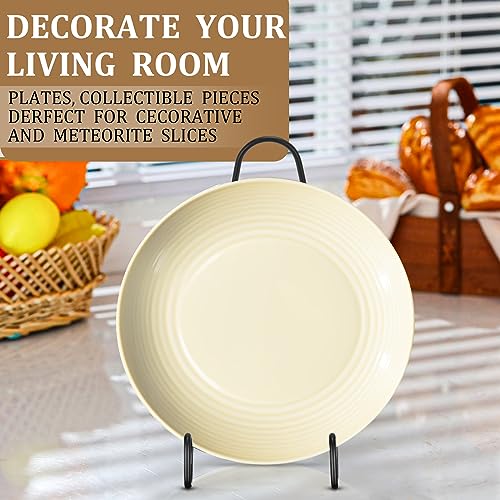 Blulu 6 Pcs Bowl Display Stands Iron Large Medium Size Dish Display Stand Bowls Holder for Deep Platters and Dishes