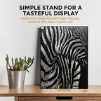 TR-LIFE 8 Inch Large Plate Stands for Display - Metal Plate Holder Display Stand + Frame Holder Stand for Picture, Decorative Plate, Platter, Plaques, Book, Photo Easel Tabletop (Gold 2 Pack) - size: 8 Inch