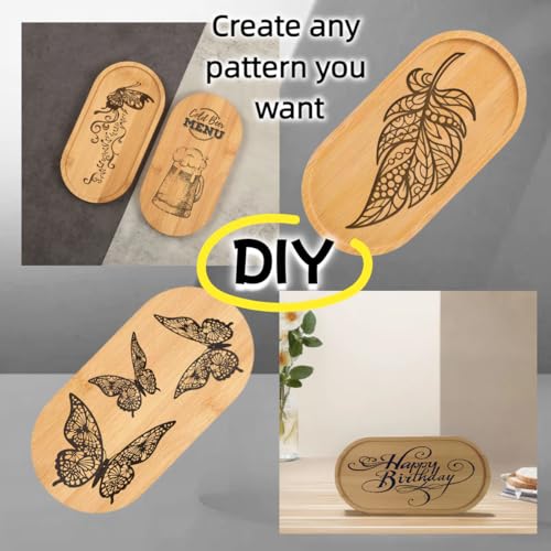 2PCS Bamboo Bathroom Trays - Suitable for The Bathroom,Kitchen,Breakfast Tray and Decorative Tray (6.88 in * 3.46 in) - size: 6.88 in * 3.46 in