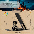 Renovatio Black Metal Bookend – Cute, Unique, Geeky Decor for Home, Office & Kids Room – Heavy Duty, Non-Slip Minimalist Bookends for Shelves – Wizard - style: Wizard