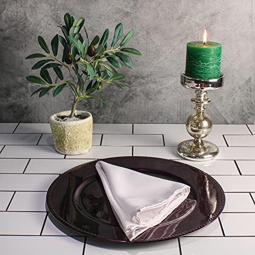 Richland Pillar Candle Holder Unique Mercury Bubble 7.3" - size: Small Set of 1