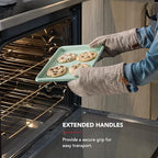 KitchenAid 9x13in Nonstick Aluminized Steel Baking Sheet, Pistachio - color: Pistachio, size: 9 x 13 Inch