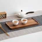 Bathroom Vanity Tray, Bathroom Tray for Counter, Toilet Tank Tray, Wood Bathroom Tray for Organizing and Home Decor (9.8 x 5.1 x 0.8 inch) - size: 9.8" x 5.1" x 0.8"