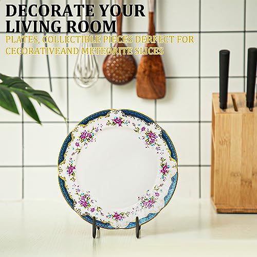 Blulu 6 Pcs Bowl Display Stands Iron Large Medium Size Dish Display Stand Bowls Holder for Deep Platters and Dishes
